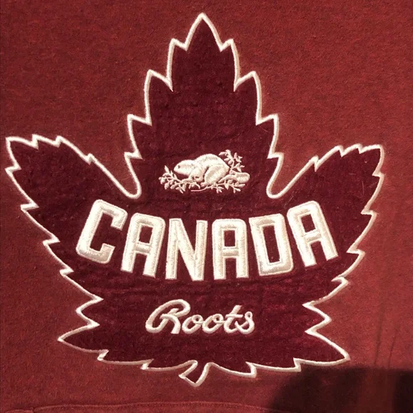 Roots burgundy hoodie Unisex - Picture 2 of 9